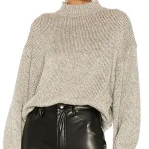 Steve Madden Silver Thread Turtleneck Sweater Gray Size Small BB Dakota